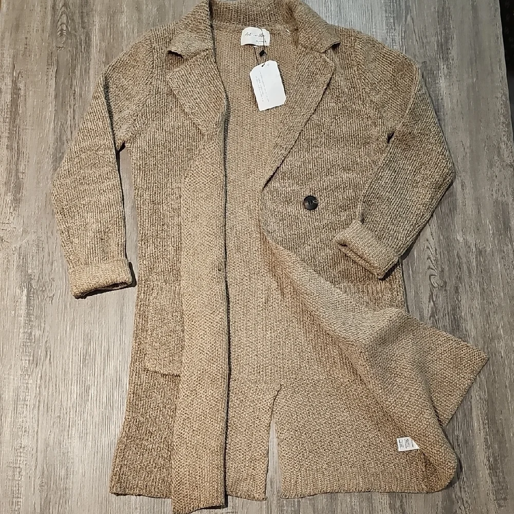 Active USA Brown Double-Breasted Blazer